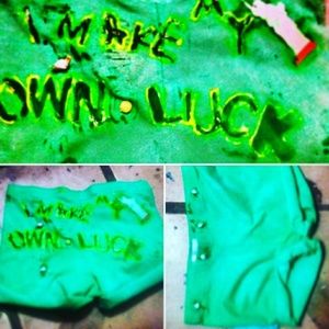 St. Party's day "I make my own luck" shorts (sm)
